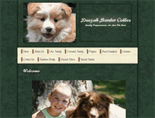 Tablet Screenshot of duszahbordercollies.com